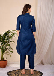 Blue Casual Wear Co-Ord set for Women