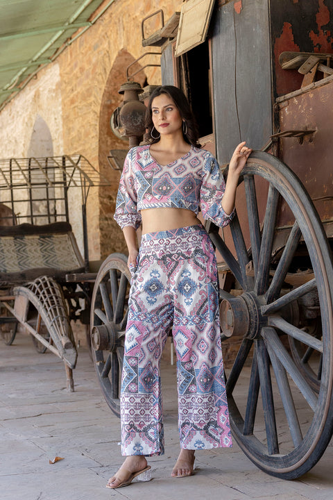 Women Multi Printed Co-Ord set
