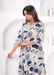 Women Printed Pure Cotton Coord Set