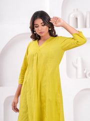 Women Solid Pure Cotton Coord Set