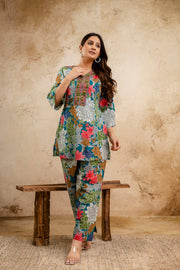 Multicolor Printed Co-Ord set for Women