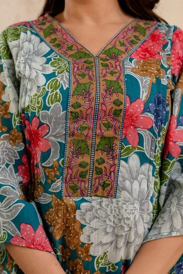 Multicolor Printed Co-Ord set for Women