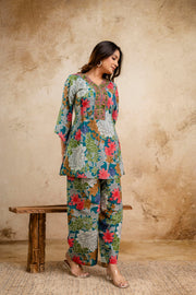 Multicolor Printed Co-Ord set for Women