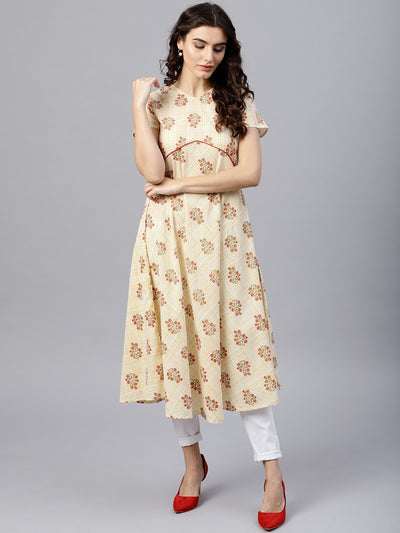 Multi colored tunic with one sided collar and 3/4 sleeves