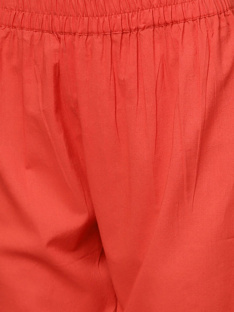 Solid Black Asyemmetric Kurta With printed Belt