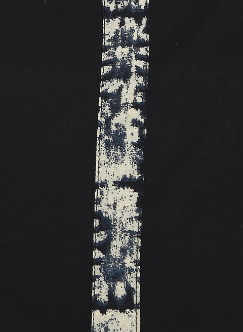 Black 3/4th sleeve cotton kurta