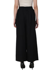 Black ankle length  Rayonstraight plazzo