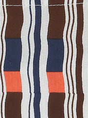 Multi printed off shoulder half sleeve cotton A-line kurta