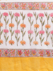 Nayo Women White & Multi Straight Floral Printed Kurta And Palazzos Set With Dupatta