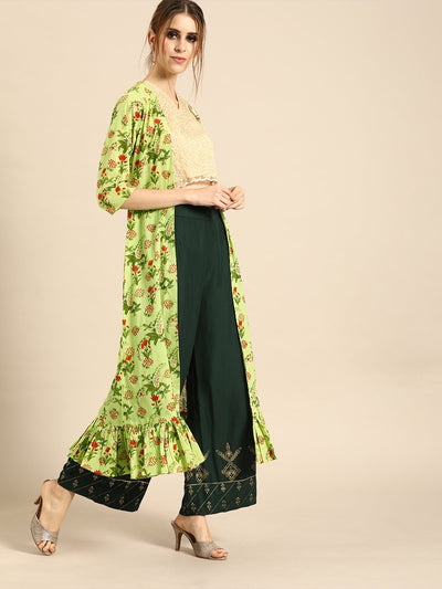 Nayo Women Longline Front Open Tired jacket