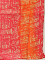 Women Black & Pink Solid Kurta with Trousers & Dupatta