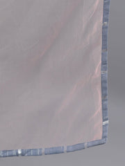 Women Light Grey Solid Solid Round Neck Cotton Maxi Dress