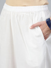 Women Sky Blue Straight Bandhani Printed Kurta With Plazzo & Dupatta