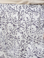 Women Blue Printed Straight Kurta With Plazo & Dupatta