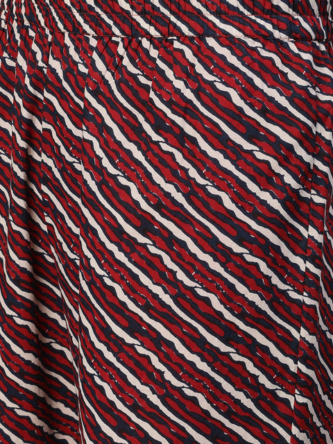 Women Navy Blue Three-Quarter Sleeves Anarkali Kurta With Palazzo and pockets