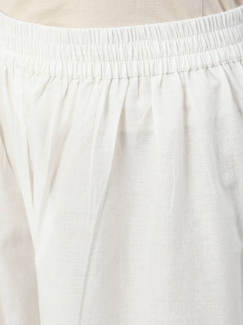 Women Pink Printed Flared Kurta With Trouser & Dupatta