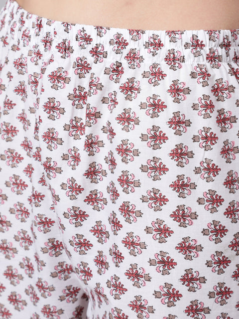 Women Off White Flared Kurta With Trouser & Dupatta