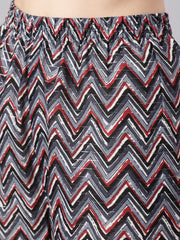 Women Multi Ethnic Printed Kurta With Palazzo And Dupatta