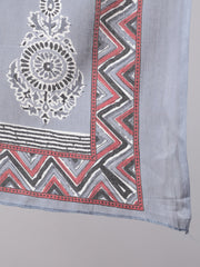 Women Multi Ethnic Printed Kurta With Palazzo And Dupatta