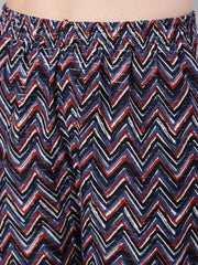 Women Multi Printed Straight Kurta With Palazzo & Dupatta