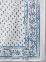 Women Off-White Ethnic Printed Kurta With Trouser And Dupatta