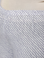 Women Plus Size Grey Ethnic Printed Kurta And Palazzo With Dupatta