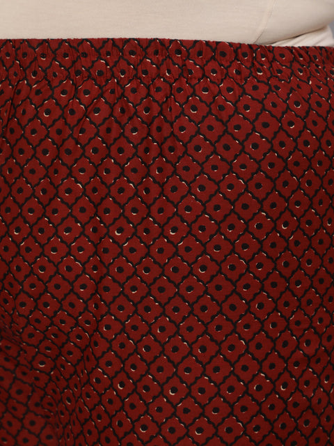 Women Plus Size Black Printed Straight Kurta With Plazo & Dupatta